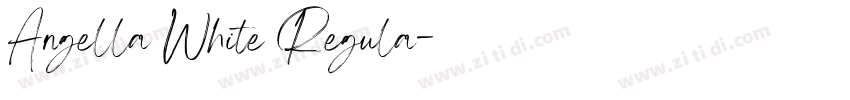 Angella White Regula字体转换